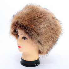 China factory wholesale Faux Fur Cossack Russian Style Hat for Ladies Winter Hats for Women